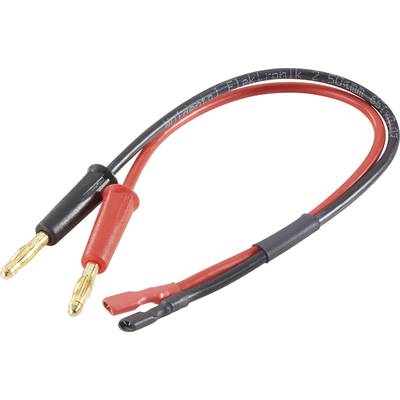 Modelcraft VRLA charging cable [2x Jack plug - 2x VRLA connector] 25.00 cm 2.5 mm²  208350