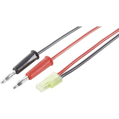 Modelcraft Charging cable [2x Jack plug - 1x Mini Tamiya plug] 25.00 cm 1.5 mm²  208352