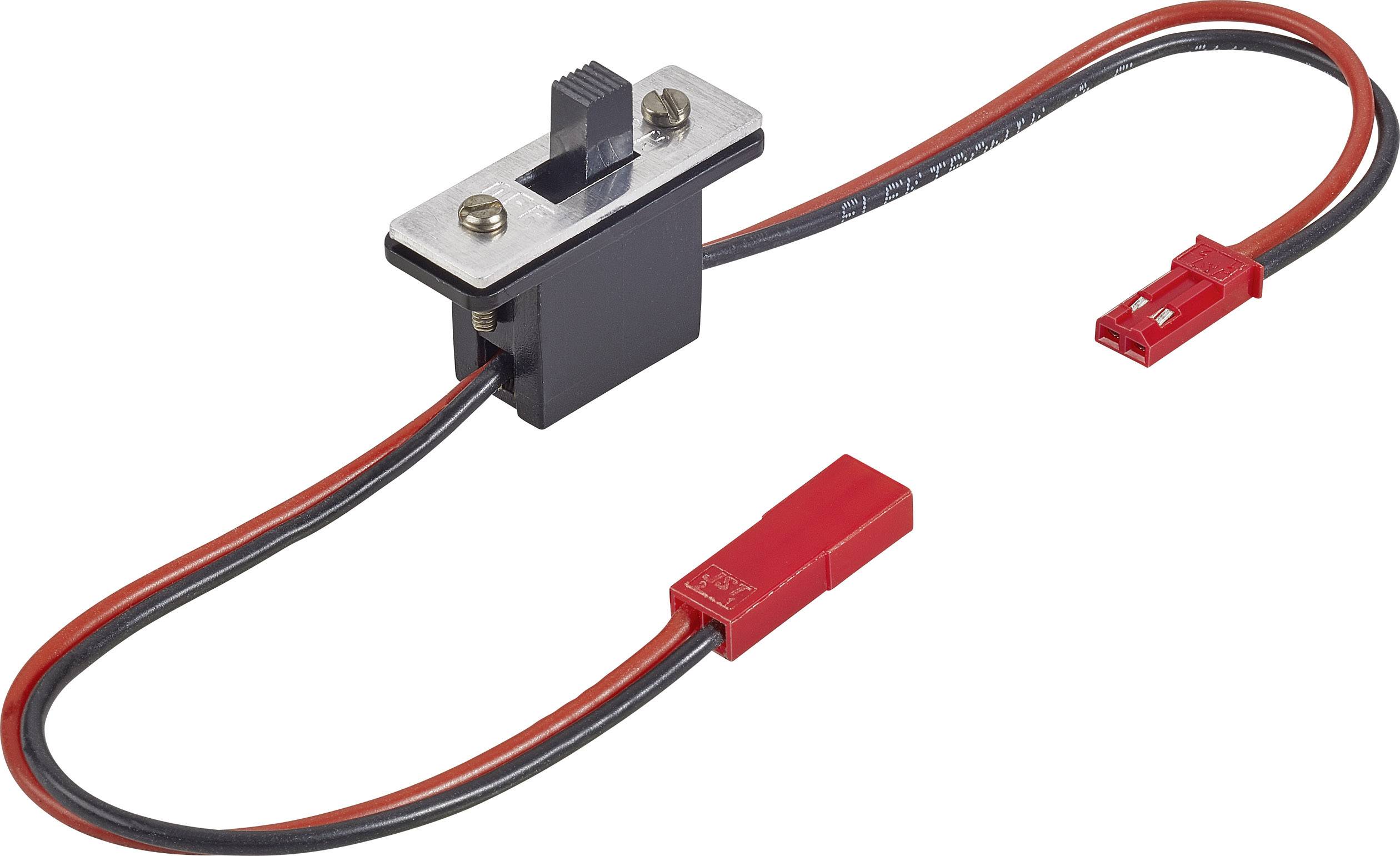Modelcraft Standard On/Off switch harness 1x BEC plug - 1x BEC socket 0.50 ...