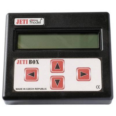 Jeti  Programmer Compatible with (controller): MasterBasic-Regler Serie, MasterSpin-Regler Serie, JETI Spin-Regler Serie