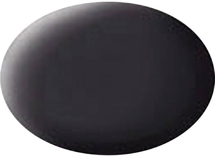 Image of Revell Aqua paint Tar black (matt) 06 Can 18 ml