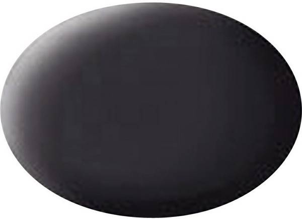 Revell Aqua paint Tar black (matt) 06 Can 18 ml