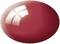Gleaming red sphere with light reflections revealing a smooth, curved surface.