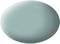A single, smooth, oval turquoise stone on a white background.