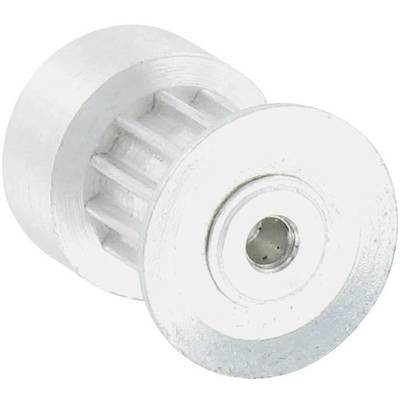 Aluminium Toothed belt disc Reely Bore diameter: 2.3 mm Diameter: 13 mm No. of teeth: 12
