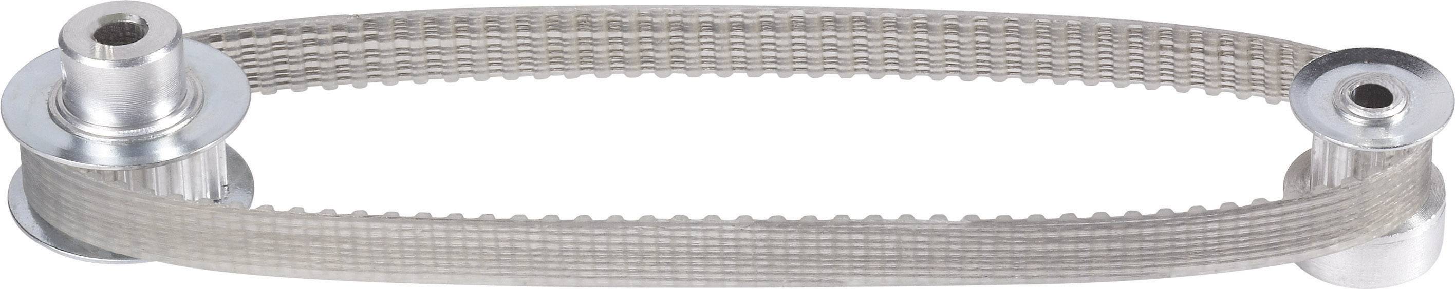 Flat toothed drive belt Reely Outside circumference 245 mm No. of