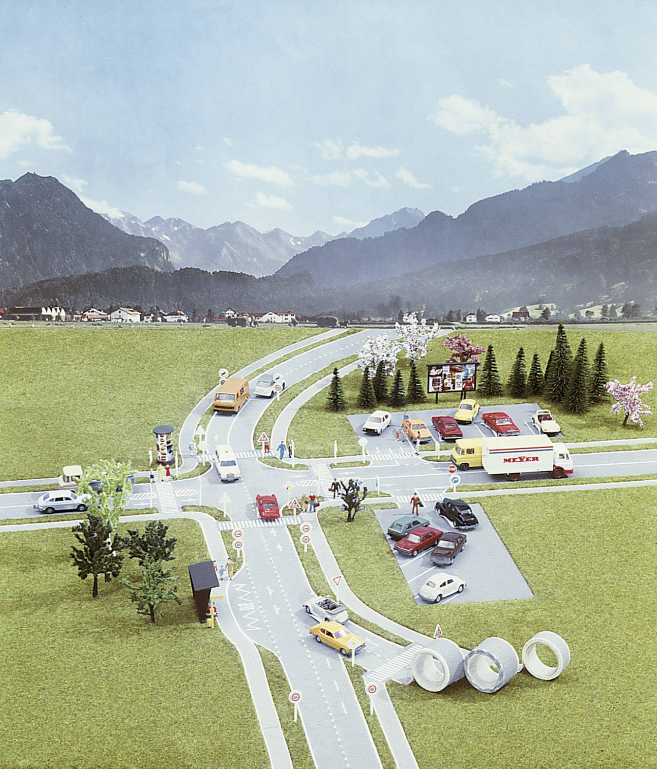 NOCH 60470 H0 A road (L x W) 1 m x 58 mm-1