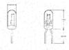 Barthelme 21619700 Special-purpose light bulb Clear T1 19 V 70 mA 1 Set