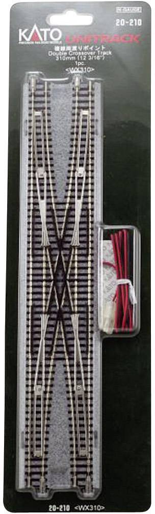 7078202 N Kato Unitrack Diamond crossing , Electrical 310 mm 15 ° 1 pc(s)-0