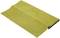 A rolled-up piece of sandpaper in yellow, ready for use in surface treatment or woodworking.