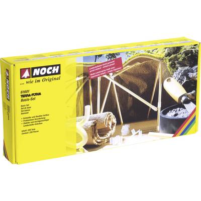 Packaging for a terrain construction set by the brand 'Noch', model 'Terra-Form Basic Set'. Contains landscaping materials and tools.