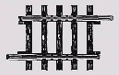 Image of H0 Maerklin K (w/o track bed) 2208 Straight track 35.1 mm 10 pc(s)
