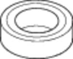 Radial chromium steel ball bearing