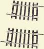 H0 RocoLine (w/o track bed) 42408 Curve 12 pc(s)