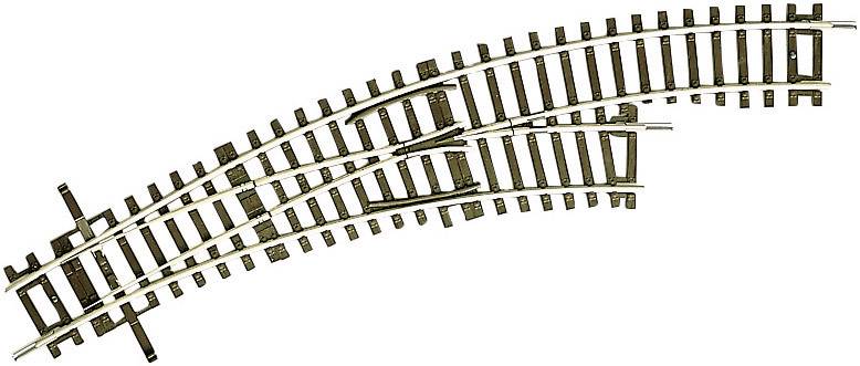 Image of H0 RocoLine (w/o track bed) 42465 Curved point, Right 1 pc(s)