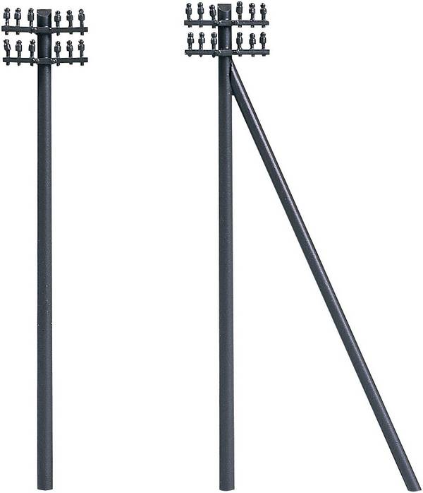 Auhagen  41204 Telegraph poles, set of 12 Assembly kit