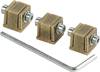 H0 Flex track tensioners 3-pcs set