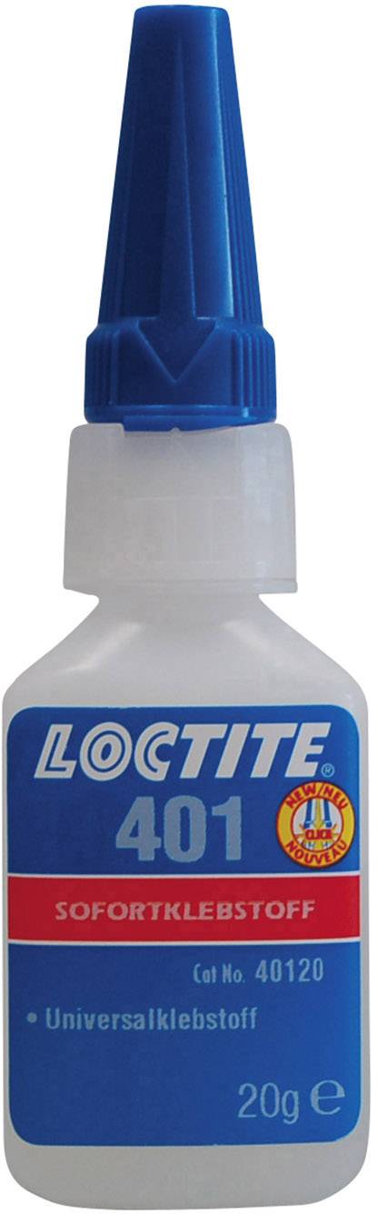 401, 20G Loctite, Super Glue, Faible viscosité, 20 g
