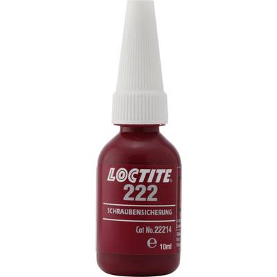 LOCTITE® 222 267358 Screw locking varnish Strength: low 10 ml