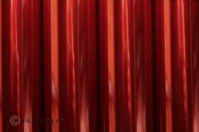 Image of Oracover 21-029-002 Iron-on film (L x W) 2 m x 60 cm Red (transparent)