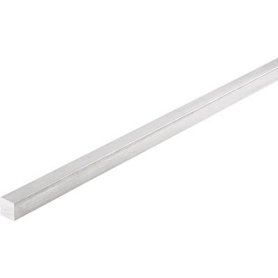 A long, narrow aluminium rod on a white background, smooth and shiny.