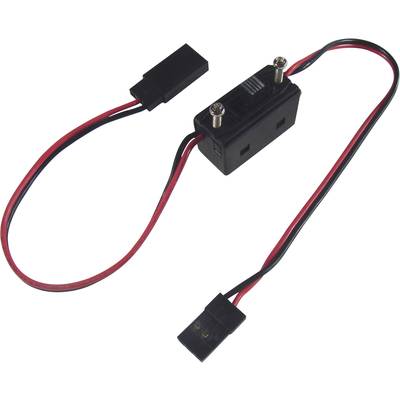 Modelcraft Standard On/Off switch harness [1x JR plug - 1x JR socket]  0.14 mm²   