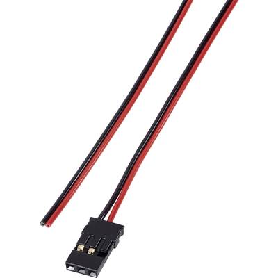 Modelcraft Battery Cable [1x JR socket - 1x Open cable ends] 30.00 cm 0.14 mm²  223959
