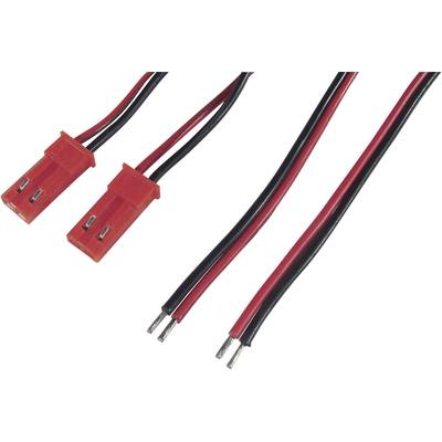 Modelcraft Battery Cable [2x BEC socket - 2x Open cable ends]  0.50 mm²  208331