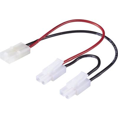 Modelcraft Battery cable (serial) [1x Tamiya plug - 2x Tamiya socket] 10.00 cm 1.5 mm²  