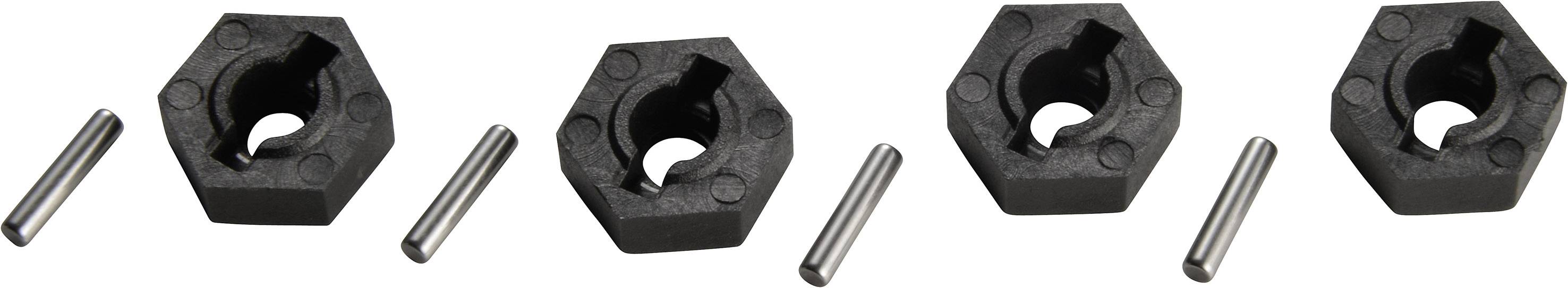 Image of Reely 5 mm 1:10 Plastic rim catch 5 mm Black 4 pc(s)