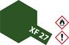 Tamiya Acrylic paint Black, Green XF-27 Glass container 23 ml