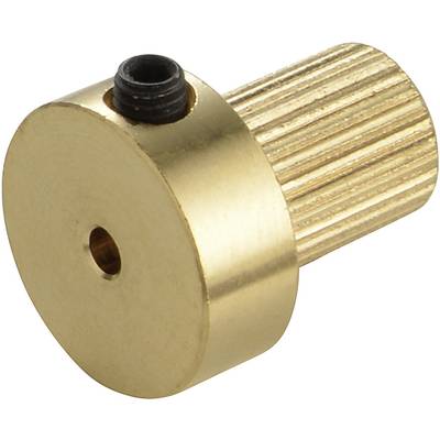 Brass Coupler insert Modelcraft  Bore diameter: 3.2 mm  (Ø x L) 13 mm x 15 mm