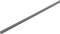 Long, grey, square metal profile beam, possibly used for construction or mounting.