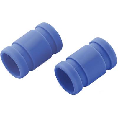 Image of Silicone connector (Ø x L) 20 mm x 33 mm Blue Reely Compatible with: 2.49-2.95cc nitro engines 1 Pair