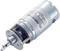 DC Geared Motor with Cylindrical Metal Housing, Drive Unit at Front. Suitable for Mechanical Applications and Model Making.