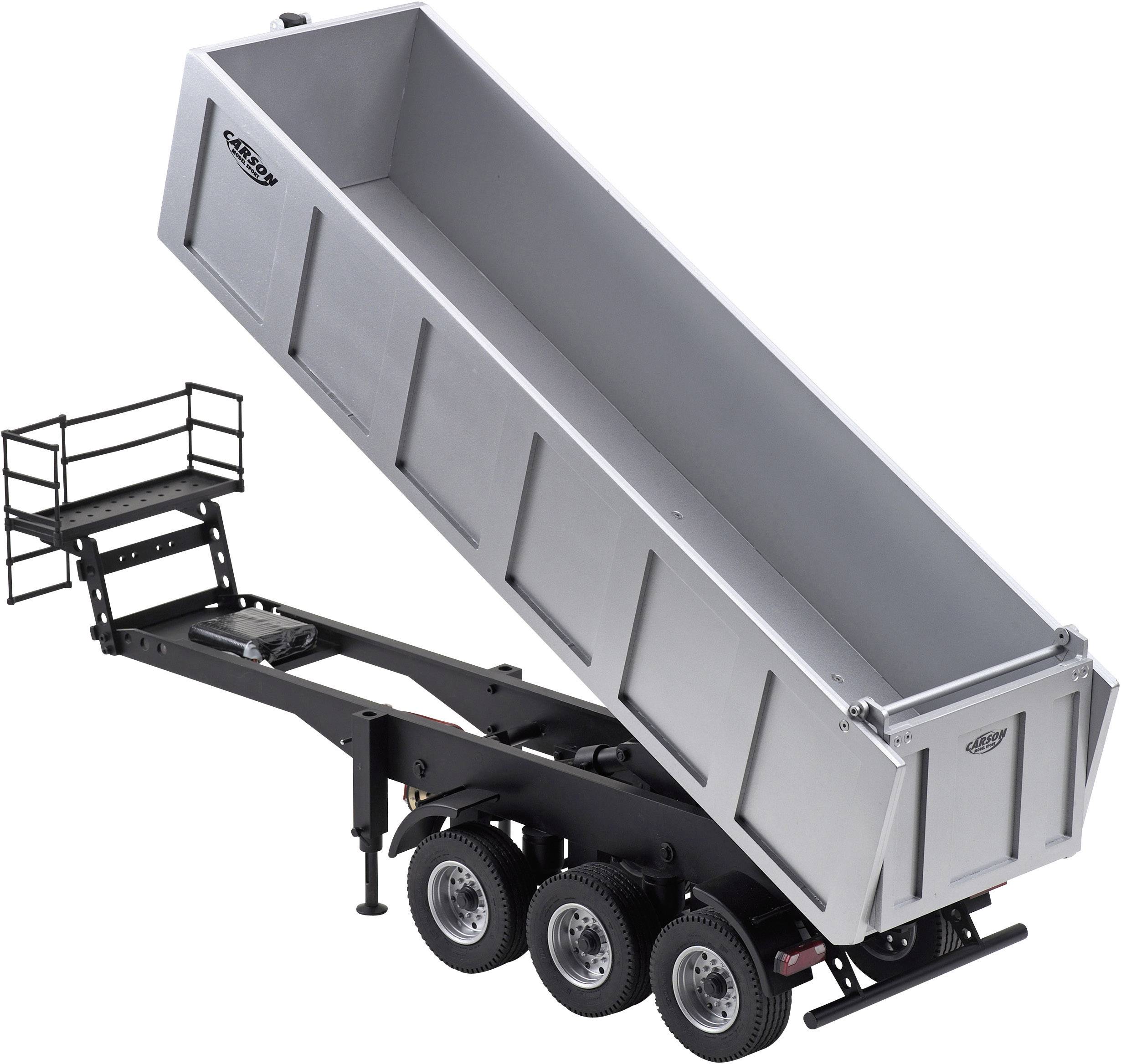 Carson Modellsport 907050 1:14 RC 3 Axle Dumper Semi Trailer (L x W x H) 700 x 185 x 235 mm-1