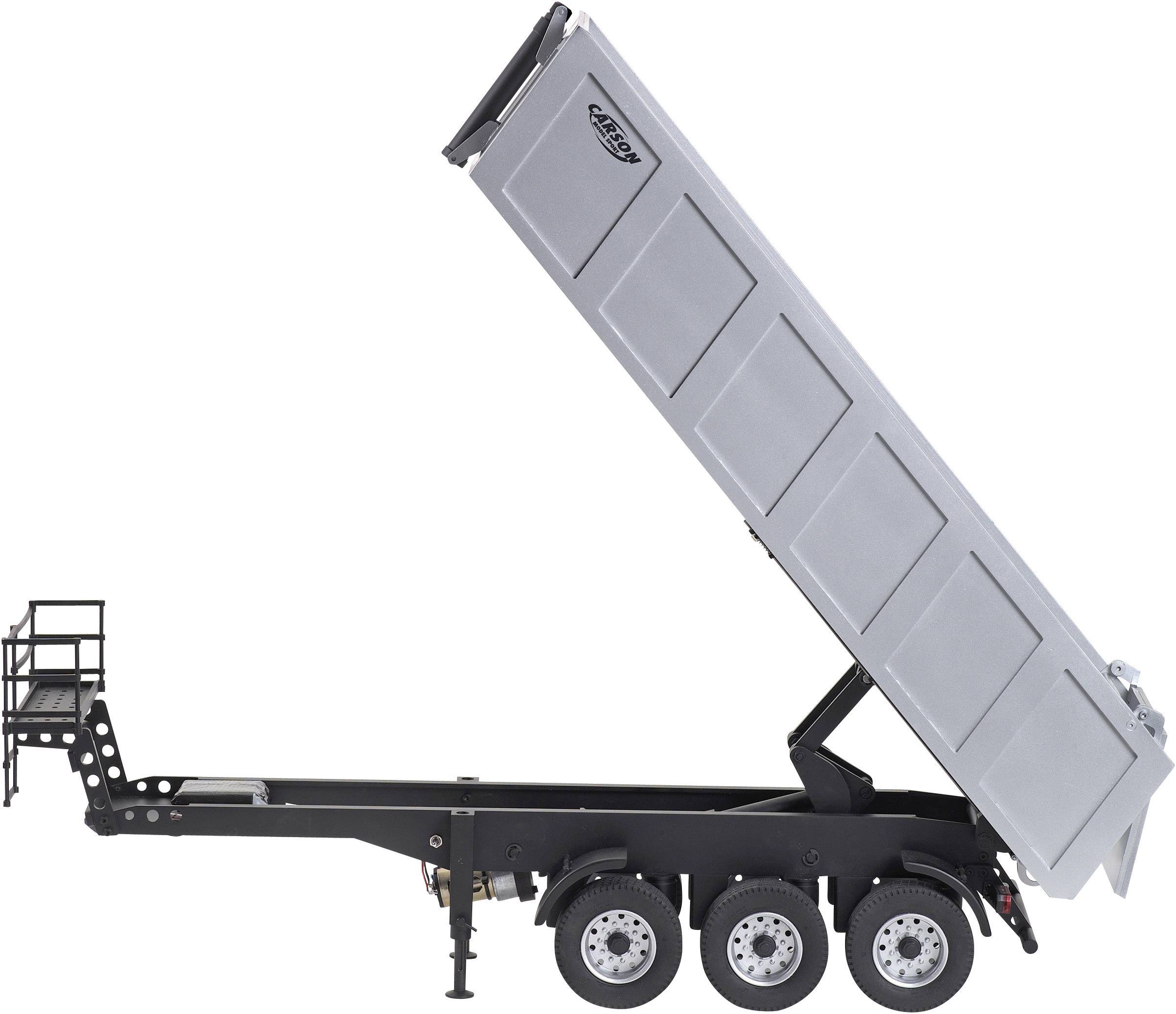 Carson Modellsport 907050 1:14 RC 3 Axle Dumper Semi Trailer (L x W x H) 700 x 185 x 235 mm-5
