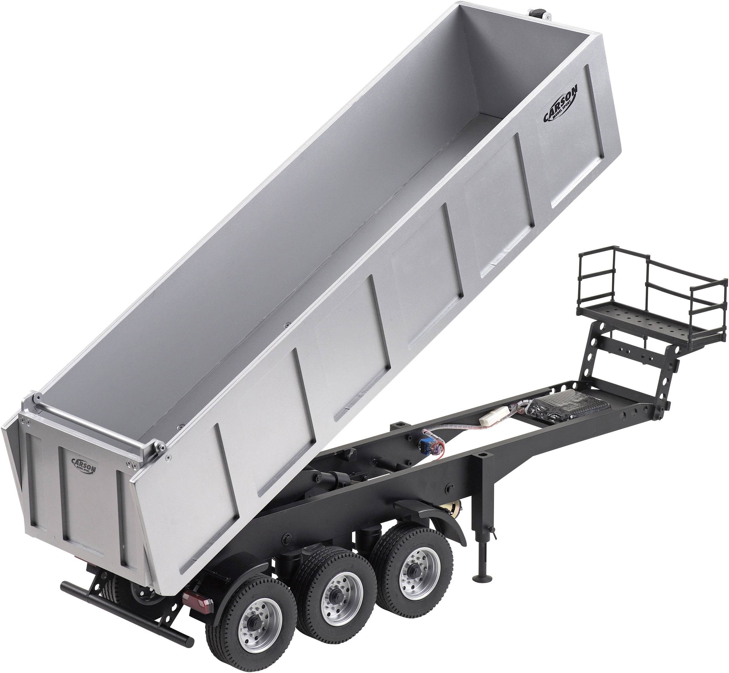 Carson Modellsport 907050 1:14 RC 3 Axle Dumper Semi Trailer (L x W x H) 700 x 185 x 235 mm-7