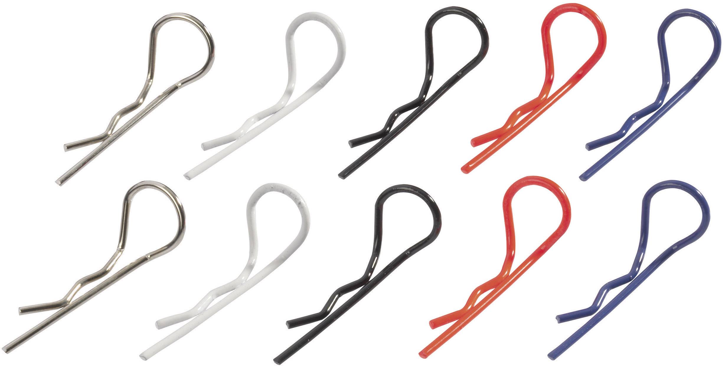 Reely 1:10 Car body brackets Neon orange Length 27 mm 10 pc(s)-1