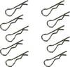 Reely 1:10 Car body brackets Silver Length 27 mm 10 pc(s)