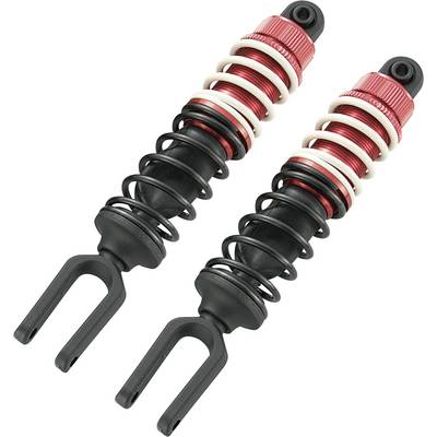 Reely 1:5, 1:6 Aluminium hydraulic shock absorber Red incl. springs Black, White 2 pc(s)-0