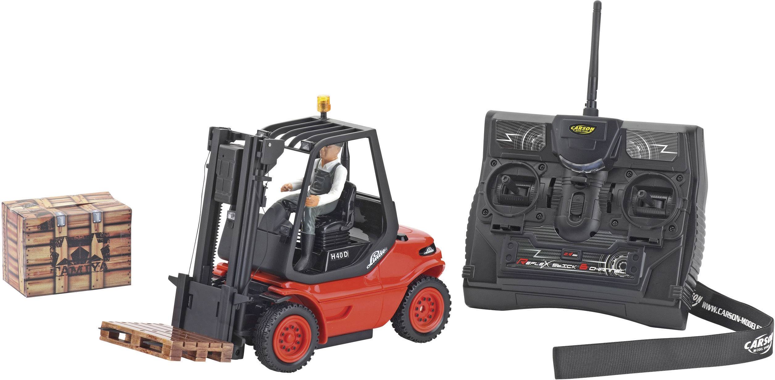 Carson Modellsport Linde H 40 D Forklift Truck 1 14 Rc Scale Model For Beginners Heavy Duty Vehicle Conrad Com