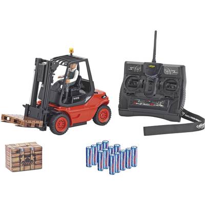 Carson Modellsport Linde H 40 D forklift truck 1:14 RC scale model for beginners Heavy-duty vehicle 