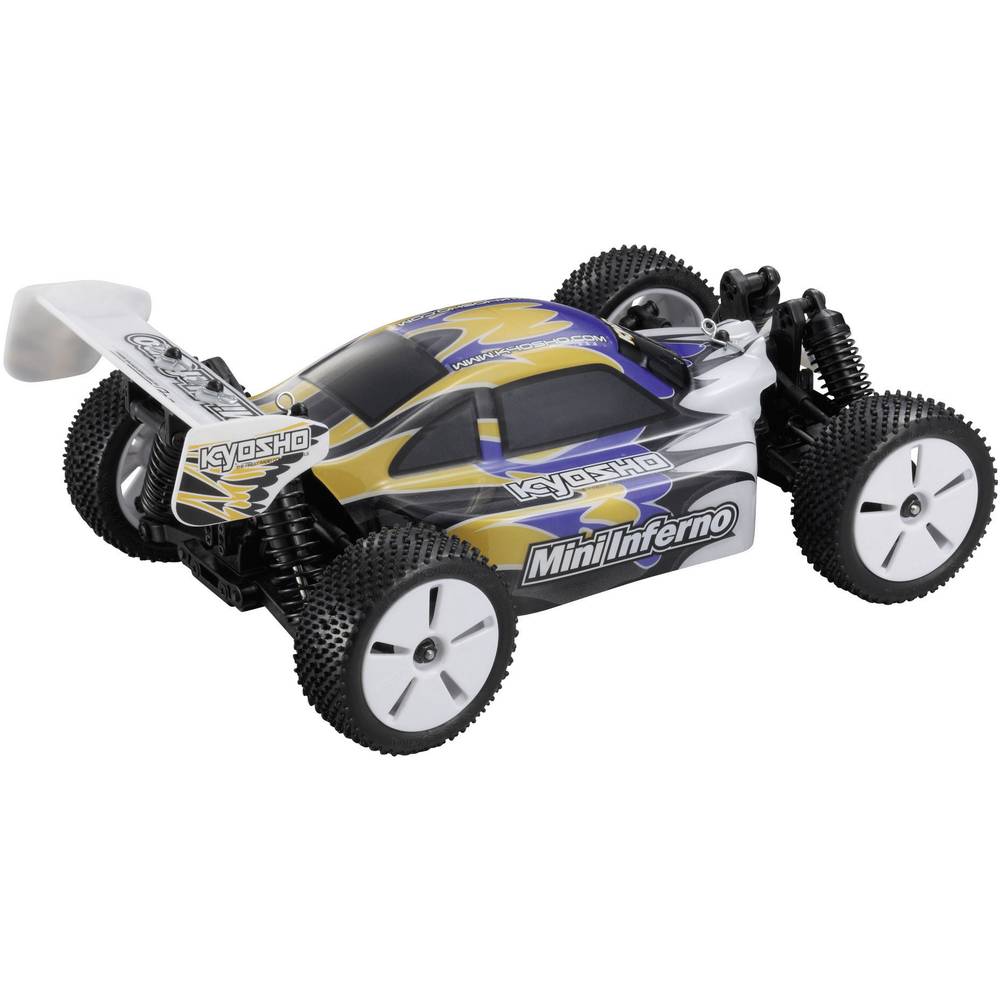 Kyosho electric buggy model car Mini Inferno 4WD RtR 27 MHz from Conrad.com