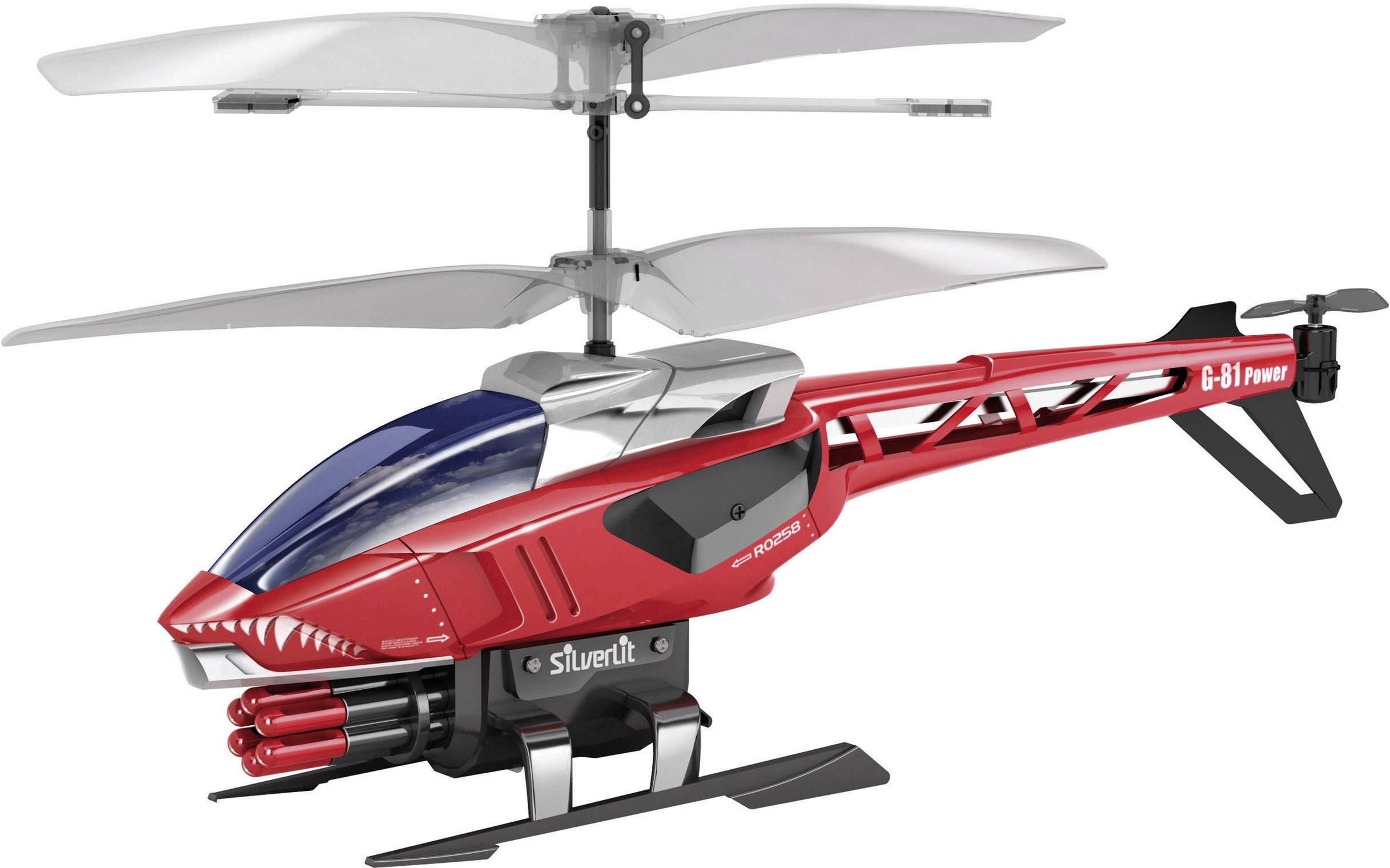 Silverlit Heli Blaster RC Toy Helicopter with Remote Control RtF (84514