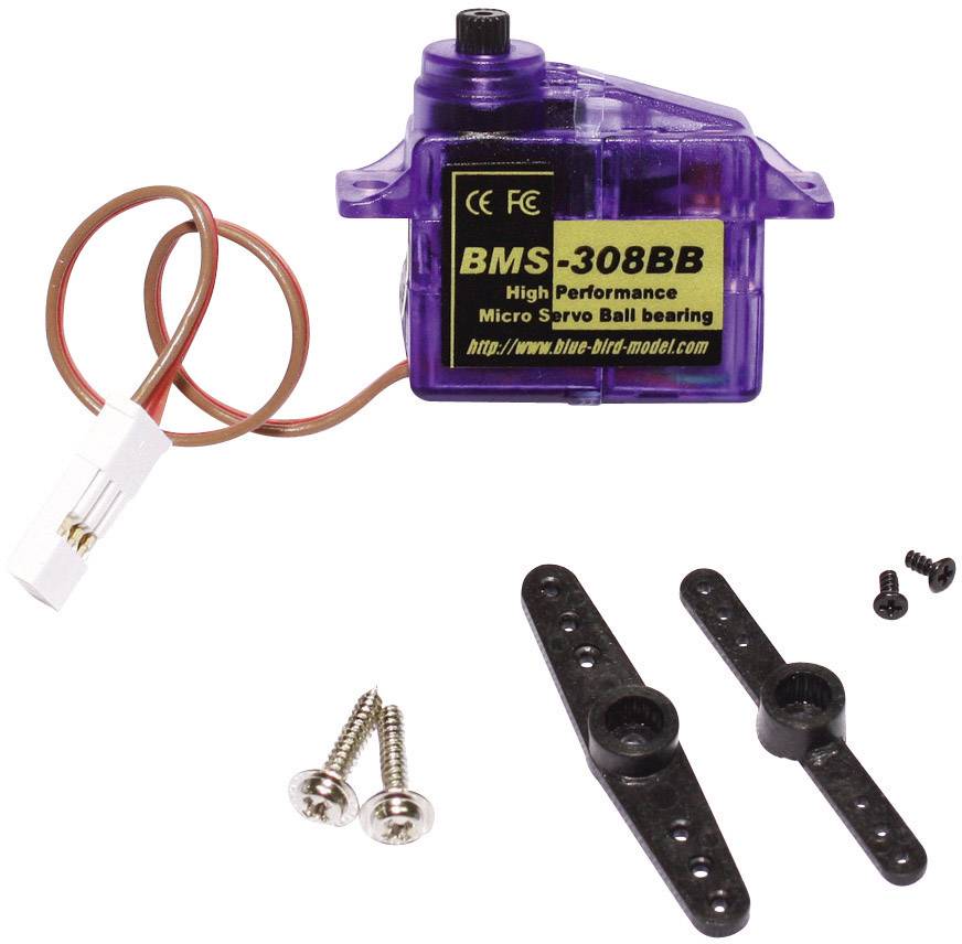 Bluebird Analogue servo Gear box material Plastic Connector system JR