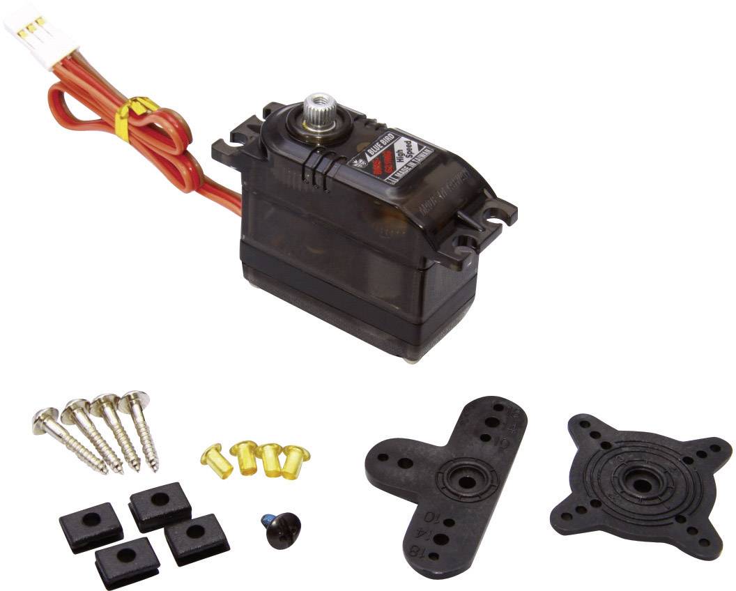 Bluebird Standard servo BMS621MG Analogue servo Gear box material
