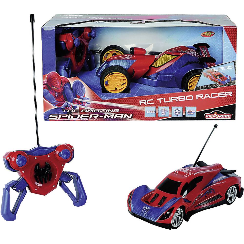 Dickie Toys RC Spider Man Turbo Racer Model car with Dickie Toys RC Spider Man Turbo Racer Model car with