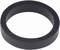 A black, cylindrical rubber ring that can be used as a sealing ring or washer.