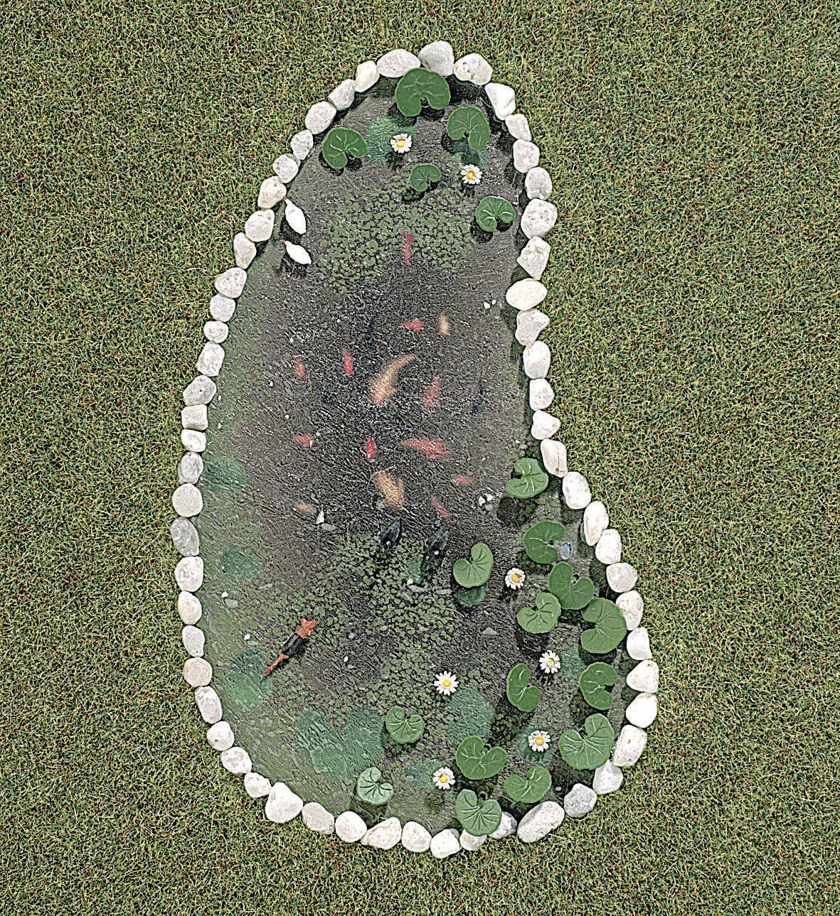 Busch 1210 NEW GARDEN POND SET